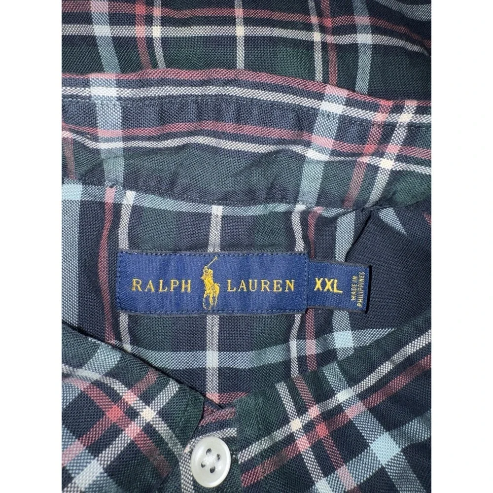 NWT Men's XXL Ralph Lauren Long Sleeve Button Down Shirt Pony 100% Cotton - Picture 6 of 7